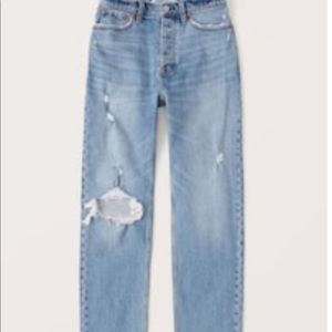High rise dad jean Abercrombie